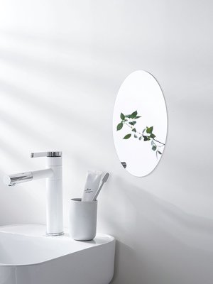 品如衣櫃 化妝棉 發卡 居家家 可移除化妝掛墻鏡子 浴室衛生間家用長方形高清鏡面化妝鏡