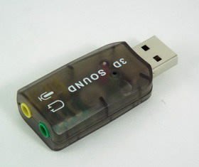 小白的生活工場*USB 5.1音效卡(USB介面，即插即用)~~現貨
