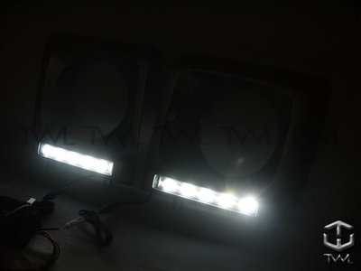 《※台灣之光※》全新BENZ W463 W461 G320 G500 G55 G63原廠型LED DRL銀色大燈框組