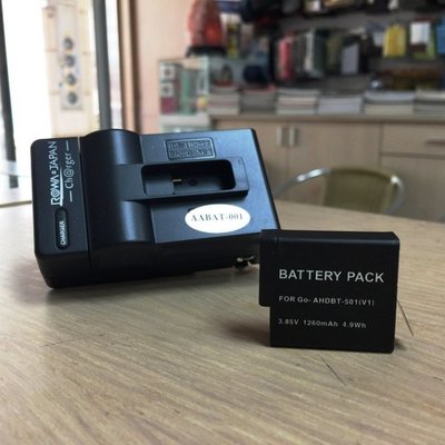 【華揚數位】【現貨】☆全新GoPro AHDBT-501 電池+充電器 整組賣 適用5、6代 hero 5 hero 6