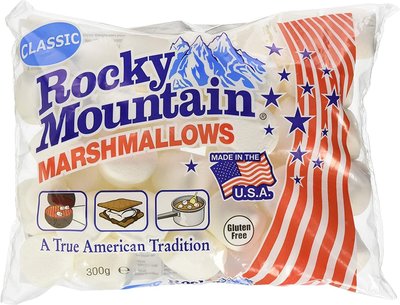 ROCKY Mountain 棉花糖 300G 原味 休閒 零食 甜點 點心 綿花糖 純白 特白棉花糖 雪Q餅【全日空】