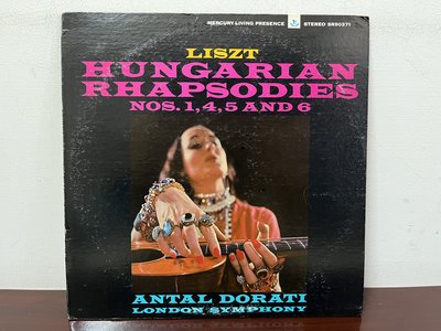 晨雨黑膠【古典】美版Mercury, Liszt – Hungarian Rhapsodies : Dorati