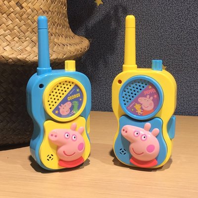 小猪佩奇兒童對講機/佩佩豬戶外無線通話機/佩佩豬兒童對講機通話機玩具