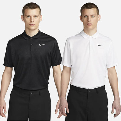 藍鯨高爾夫 Nike Golf Dri-FIT Victory+ 男短袖POLO衫 #DV8538（010黑／100白）【活動出清】