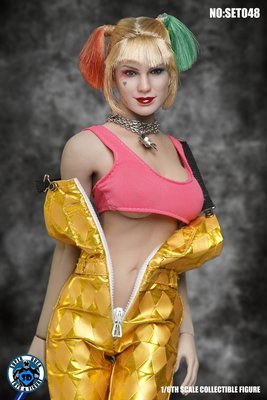 收藏模型 SUPER DUCK SET048 1/6 Cosplay系列 女小丑吊帶裝 不含素體