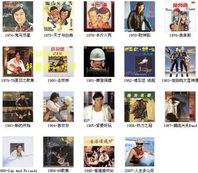 (解憂唱片）許冠傑（1974-2007）全集20張裸片CD包
