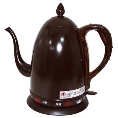 丞漢 咖啡色烤漆1.5 公升不鏽鋼電茶壺 快煮壺 CT-170