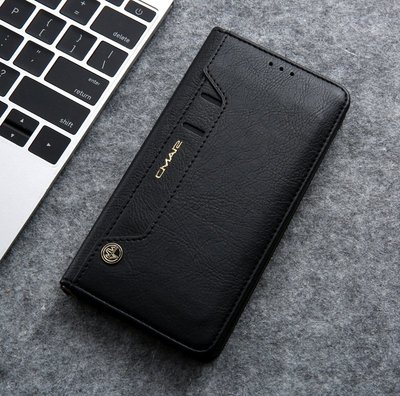 GMO  2免運Samsung三星Note 20 6.7吋復古商務翻蓋多功能插卡皮套黑色手機套殼保護套殼
