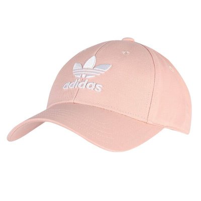 全新現貨  Adidas愛迪達三葉草棒球帽男帽女帽新款粉色運動帽鴨舌帽GD4491-雙喜生活館