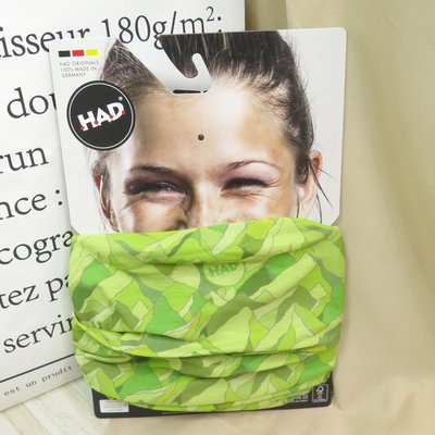 HAD Coolmax 頭巾 德國製 抗UV 多功能穿戴 HA4501343 綠色蒙大拿【iSport】