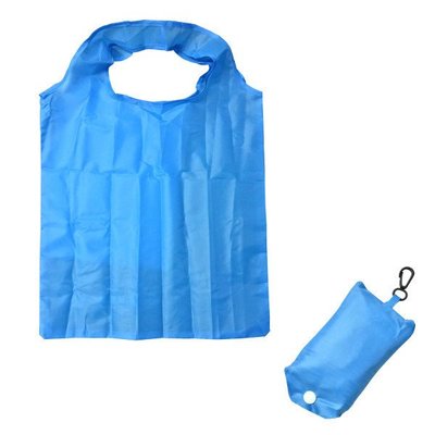 迷你摺疊素面滌綸布環保購物袋(5件以上每件20元)