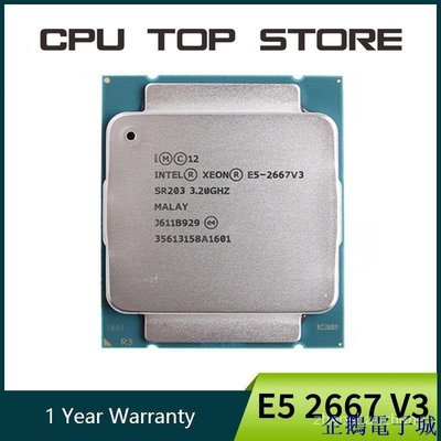 溜溜雜貨檔CPU Used Intel Xeon E5 2667 V3 Processor SR203 3.2Ghz Eig