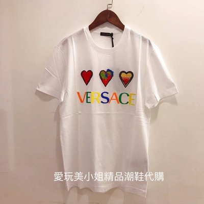 Versace 彩❤/Logo Tee 男女均可