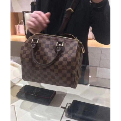 LV Speedy 25 附背帶 手提包 M41113 原花 N41368 棋盤格 N41374