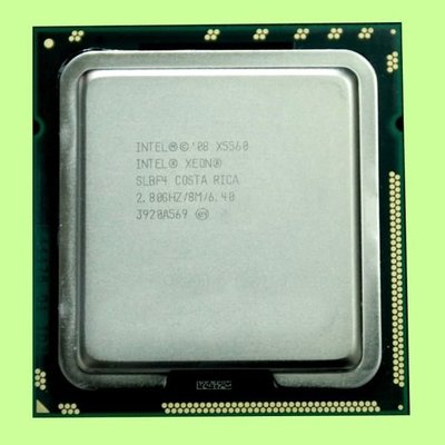 5Cgo【權宇】INTEL SERVER CPU xeon x5560 2.8GHz LGA 1366PIN 四核心 8