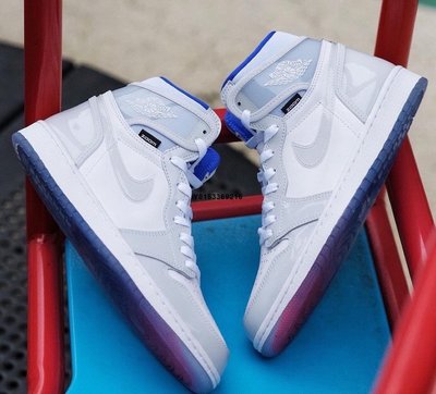 Nike Air Jordan 1 High Zoom 白藍 籃球鞋 男款 CK6637-104