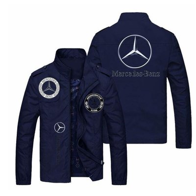 F1 Mercedes Benz車隊夾克運動外套時尚長袖開衫AMG防風衣