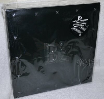 B'z (Bz)全精選COMPLETE SINGLE BOX Black Edition日版53 CD+2 DVD限定盤