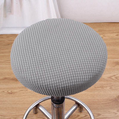 圓凳子套罩保護板凳椅子美容院小座套轉椅吧臺圓形布坐墊萬能通用