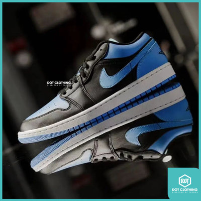 DOT聚點 Nike Air Jordan 1 Low "University blue" 北卡藍 黑藍553558低筒