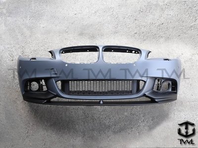 《※台灣之光※》全新BMW F10 14 15 16年LCI小改款M-PERFORMANC樣式附下巴不附霧燈前保桿大包