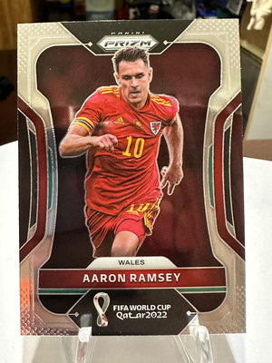 Aaron Ramsey #295 世足 帕尼尼 2022 World Cup Prizm Panini 卡達 世界盃 威爾斯