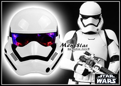 [免運費] STAR WARS 天行者的崛起 LED 冷光面具 風暴兵 發亮面具 玩具 星際大戰 發光玩具 白兵 玩具