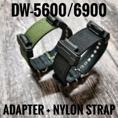 Yifilm 尼龍錶帶適用於卡西歐 DW-5600 DW-6900 24MM 錶帶適用於卡西歐 G-SHOCK DW56