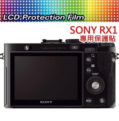 【中壢NOVA‧水世界】SONY RX1 相機 專用 螢幕 LCD 保護貼 免裁切 靜電抗刮 高透光 (可代貼)