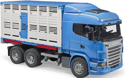 八田元氣小棧:日版 全新 Bruder Scania r-serie 03549 動物運輸卡車 betaillere
