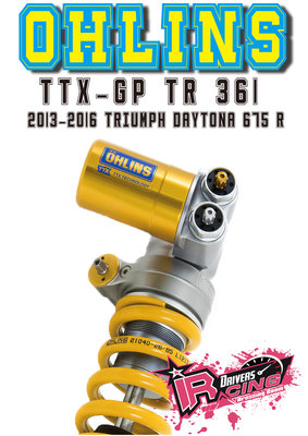 ♚賽車手的試衣間♚ Ohlins ®TTX-GP TR361 2013-2016 Triumph Daytona675R