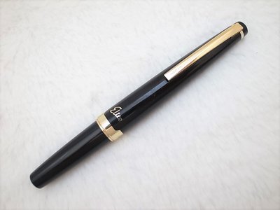 B137 1970s 百樂 日本製 elite 短鋼筆 14k F尖(橢圓尖)(7成新)(粗桿)