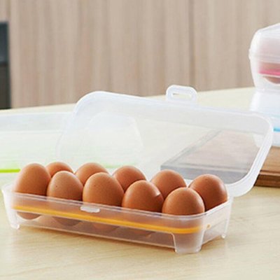 雞蛋保鮮盒10格雞蛋收納盒 雞蛋保護盒 雞蛋盒【GE145】 久林批發