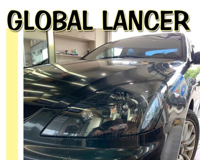 》傑暘國際車身部品《全新 實車 GLOBAL LANCER-03-07 VIRAGE-03 黑框藍鑽 大燈 一顆1300