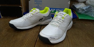 總統網球(自取可刷國旅卡)Yonex POWER CUSHION LUMIO 3 白 螢光黃 配色  網球鞋 男女全尺段