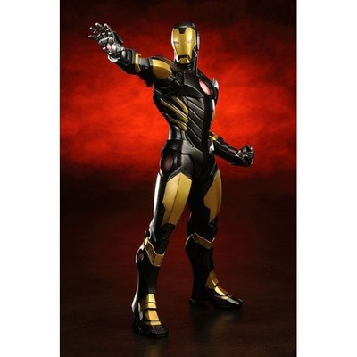金錢貓雜貨 全新  壽屋 ArtFX Marvel Ironman 鋼鐵人 BLACK 黑色