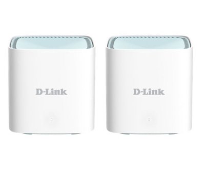 D-Link 友訊 M15 AX1500 Wi-Fi 6雙頻無線路由器 2入 組 AI Mesh