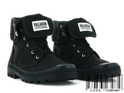 =CodE= PALLADIUM PALLABROUSSE BAGGY LEGION 反折軍靴(黑)77019-008女