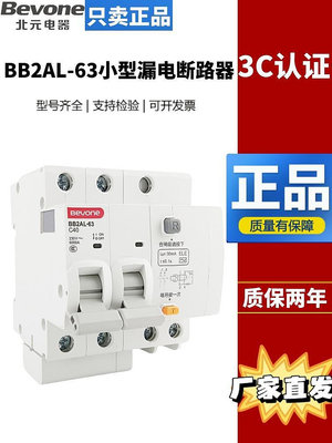 北京北元電器微型空氣開關BB2AL-63C/D/1P/2P 小型漏電保護斷路器