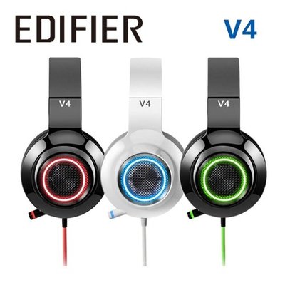 視聽影訊 EDIFIER 漫步者 V4 電競有線耳機 7.1聲道 USB輸入