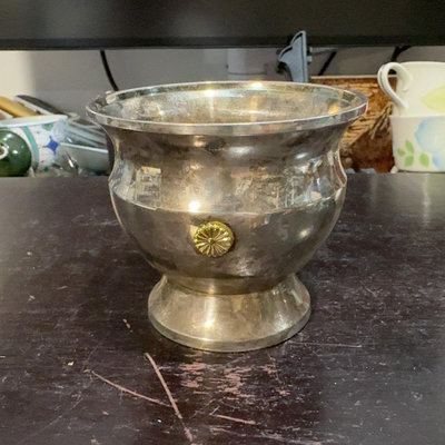 新 日本回流目測像銅杯銅盞吸鐵石試過不吸具體啥材質我也