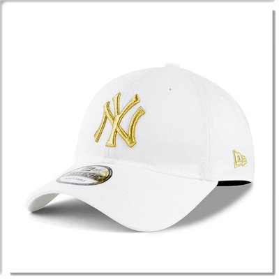 【ANGEL NEW ERA】NEW ERA MLB NY 紐約 洋基 奶油白 金字 軟版 9TWENTY 老帽 限量