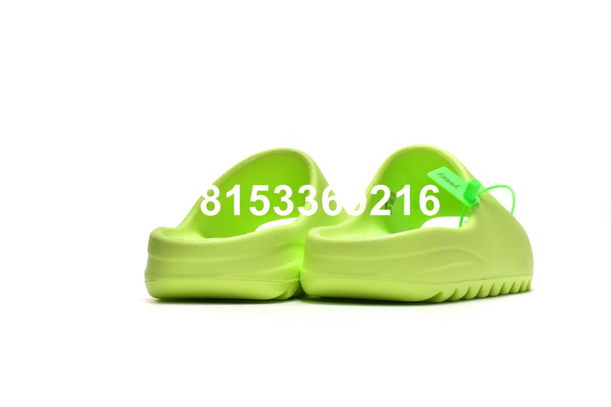 adidas Yeezy Slide Glow Green 螢光綠拖鞋HQ6447 | Yahoo奇摩拍賣