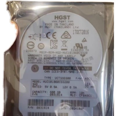 HGST/日立 HUC101860CSS200 伺服器硬碟 600G 10K SAS 2.5寸 12GB