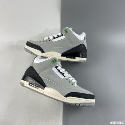 Air Jordan 3 Retro“Chlorophyll” 136064-006 灰綠休閒鞋 男女鞋