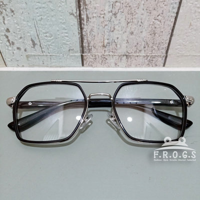 F.R.O.G.S E2031(現貨)歐美克羅心明星網紅街拍鋼鐵人款造型素顏眼鏡男女同款平光眼鏡裝飾眼鏡無度數造型眼鏡