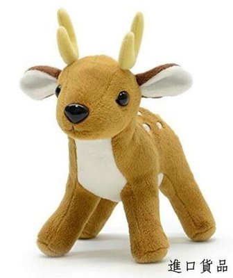 現貨可愛呆萌 小鹿梅花鹿  動物毛絨毛娃娃玩具玩偶收藏品擺件禮品可開發票