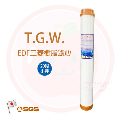 ❤頻頻小舖❤ T.G.W 標準20吋 EDF 日本三菱樹脂濾心 20" 小胖 TGW 樹脂濾心 SGS認證