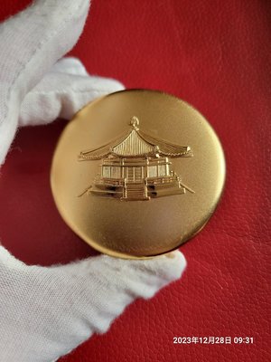 日本回流銅牌銅章金屬印泥盒象盒儲物盒非銅盒