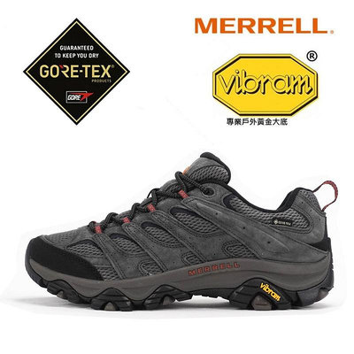 【運動王】Merrell 登山鞋 Moab 3 GTX 男鞋 灰黑 防水 Gore-Tex 支撐 避震 ML036263